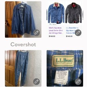 RARE Size=LL Bean💯%cotton Fleece buttonup2X+New soft flannel lounge pant XL